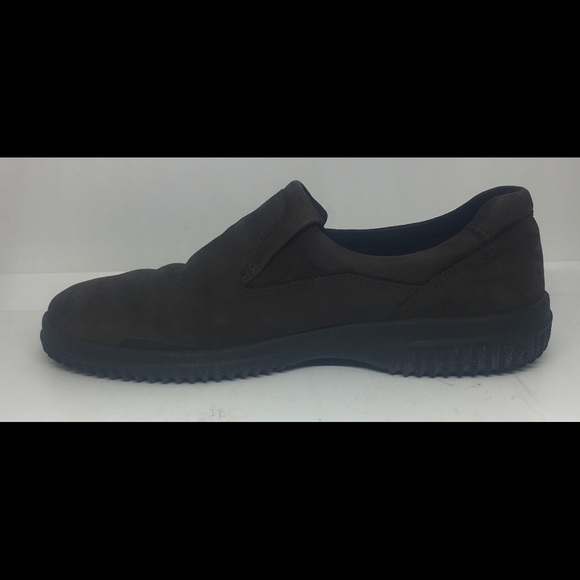 Ecco Soft Brown Leather Loafers Women's Size 8-8.5 - Picture 2 of 8
